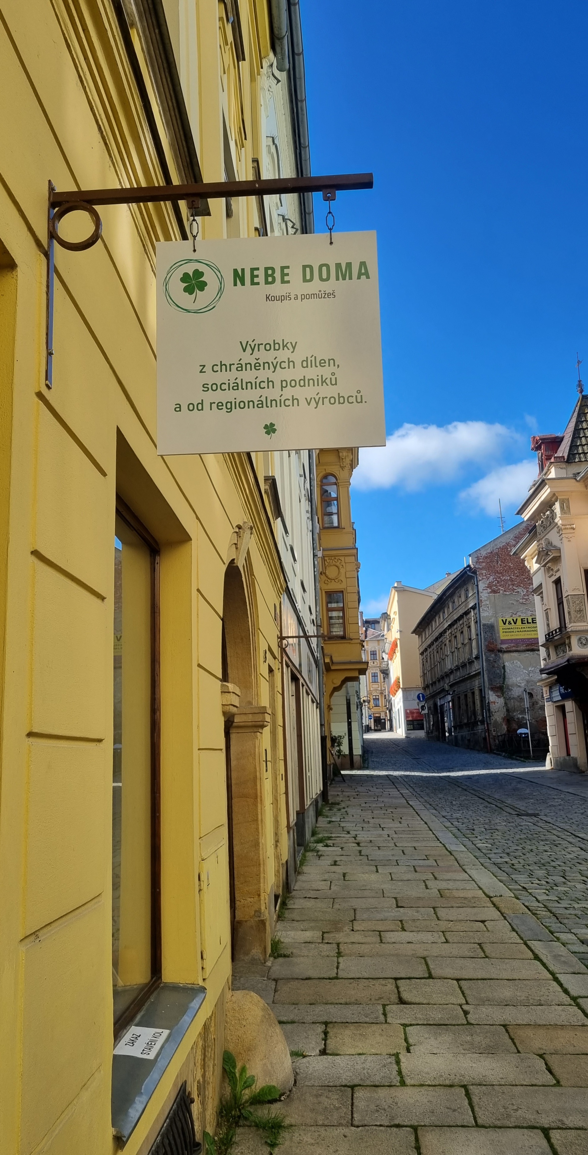 Obchod NEBE DOMA Šumperk